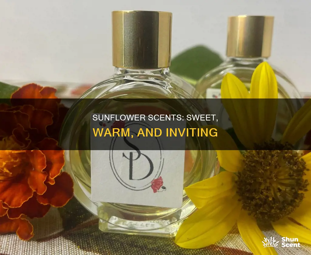what does sunflower perfume smell like