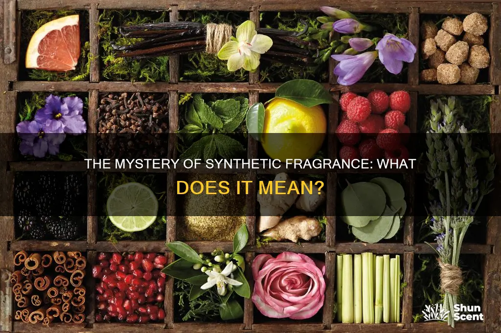 what does synthetic fragrance mean
