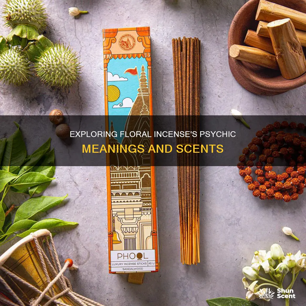 what does tasting floral incense mean psychic
