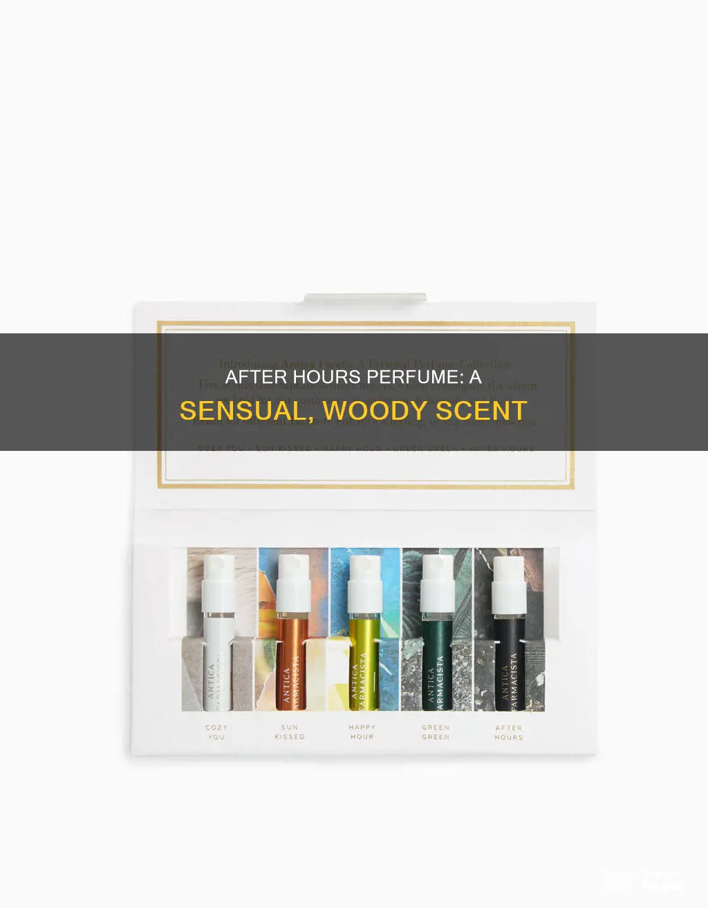 what does the after hours perfume smell like