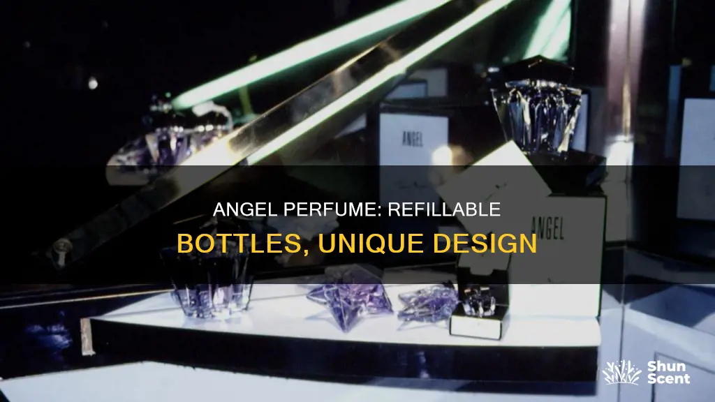 what does the angel perfume refillable bottles look like