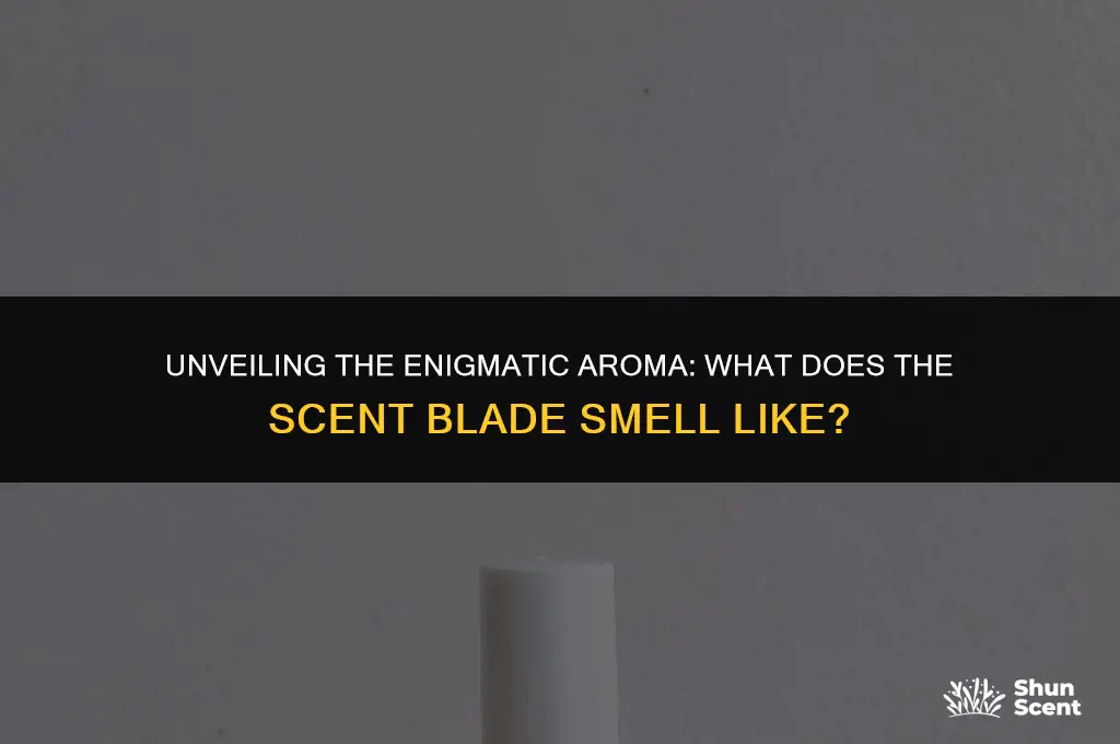 what does the scent blade smell like