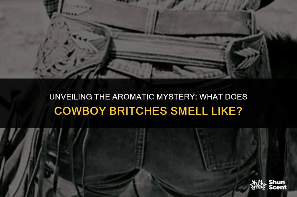 what does the scent cowboy britches smell like