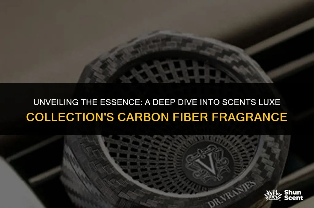 what does the scents luxe collection carbon fiber smell like