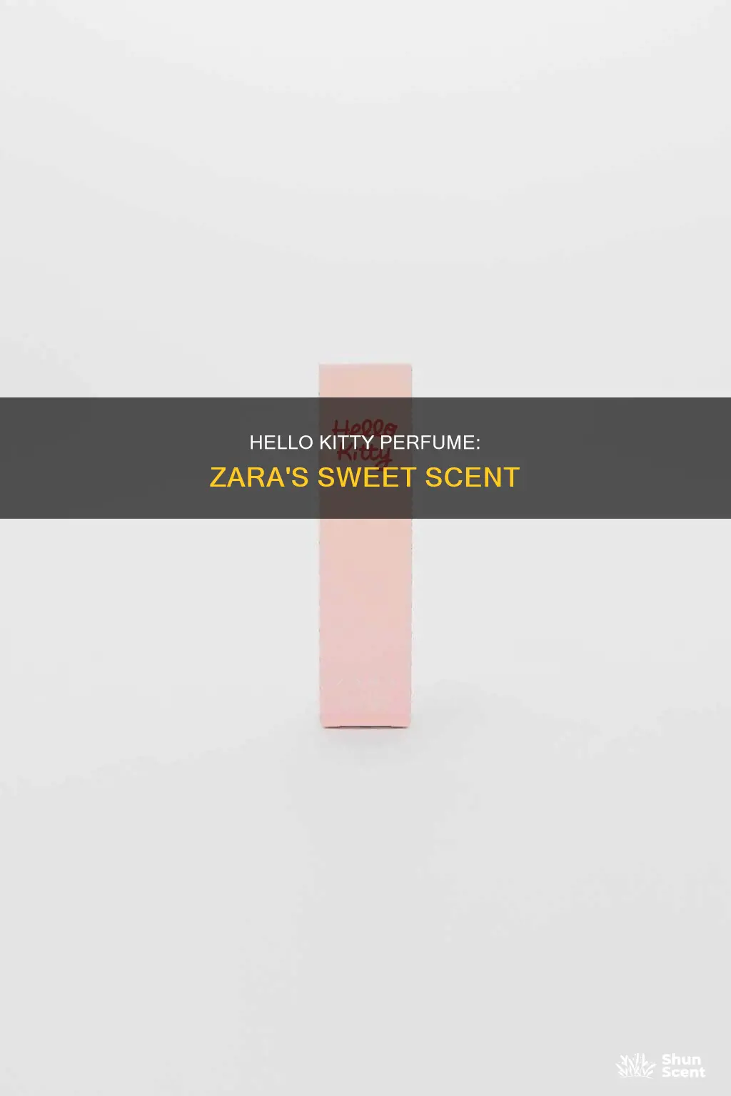 what does the zara hello kitty perfume smell like