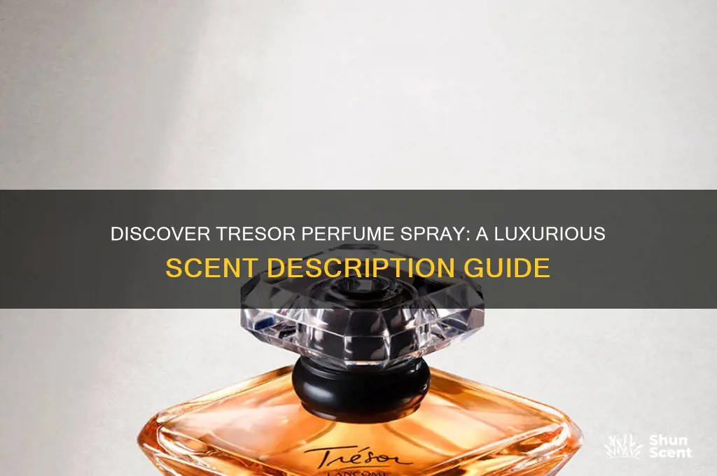 what does tresor perfume spray descritption