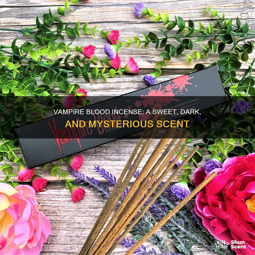 what does vampire blood incense smell like