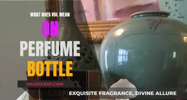 Understanding Vol on Perfume Bottles