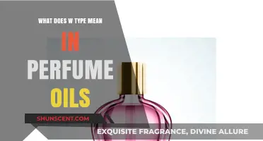 Understanding W Type in Perfume Oils: Meaning and Significance