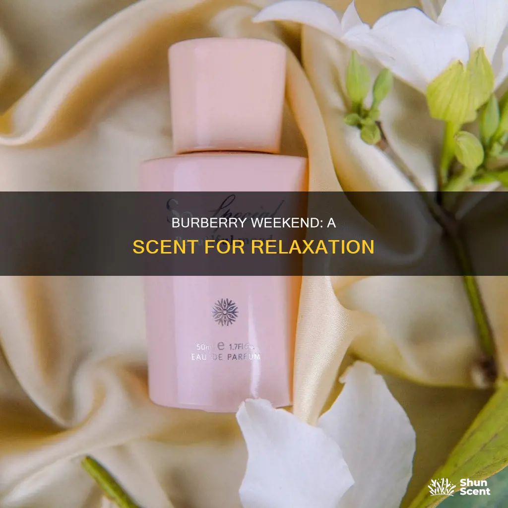 what does weekend burbury perfume smell like