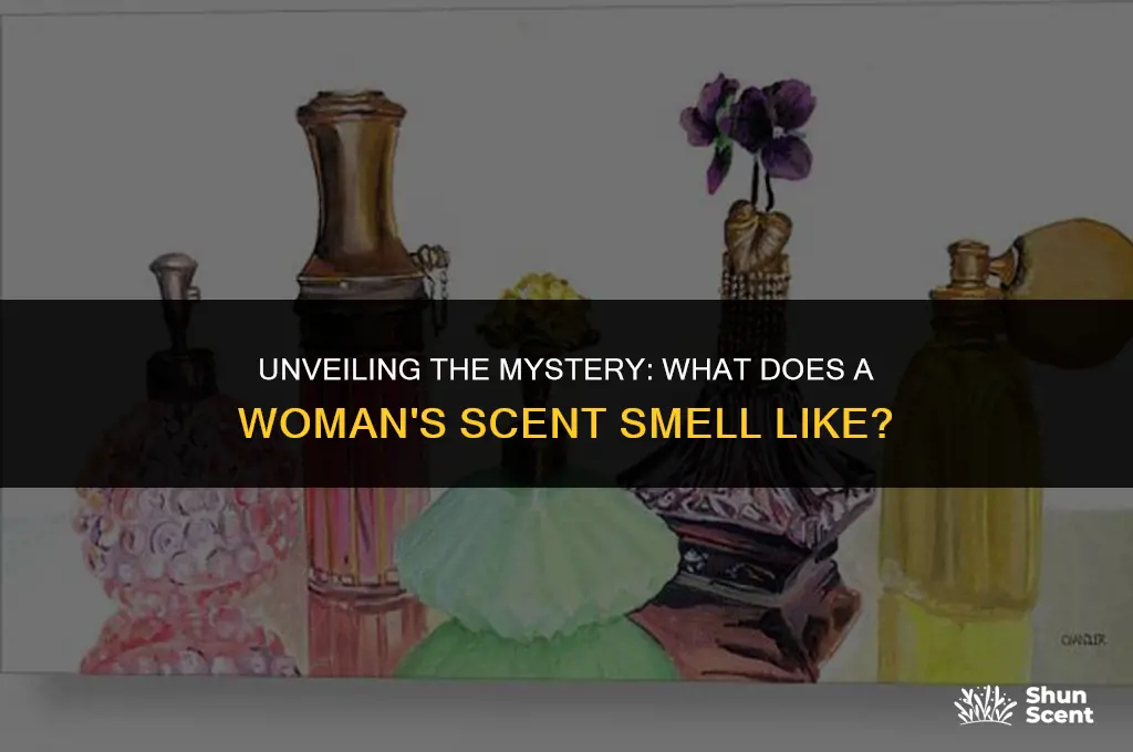 what does woman scent smell like