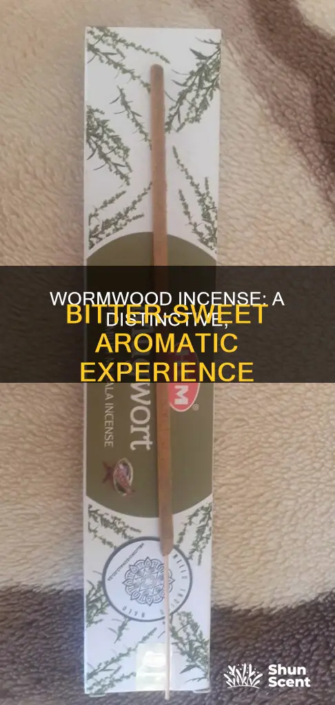 what does wormwood incense smell like