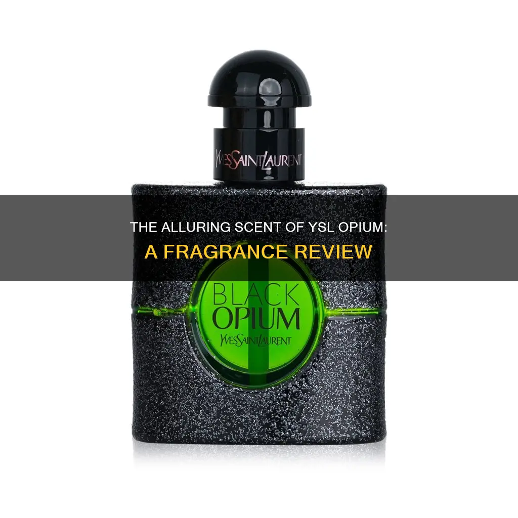what does ysl opium fragrance smell like