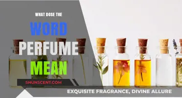Unveiling the Essence: What Does the Word Perfume Truly Mean?