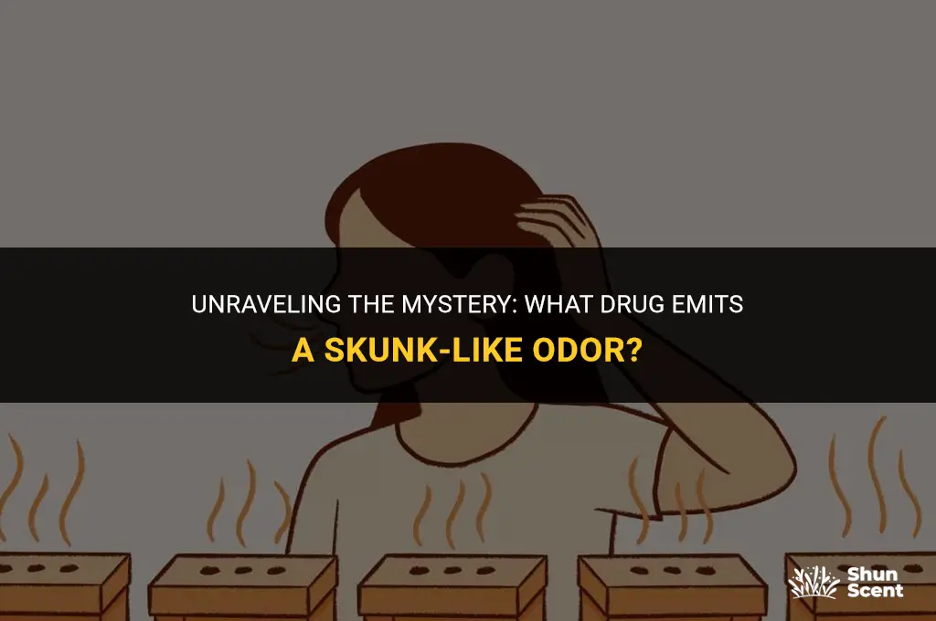 what drug smells like skunk scent