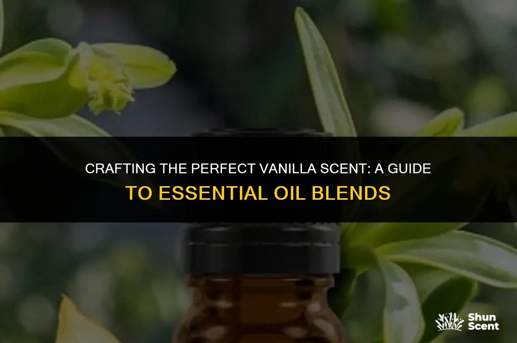 what essential oil blend makes a vanilla scent