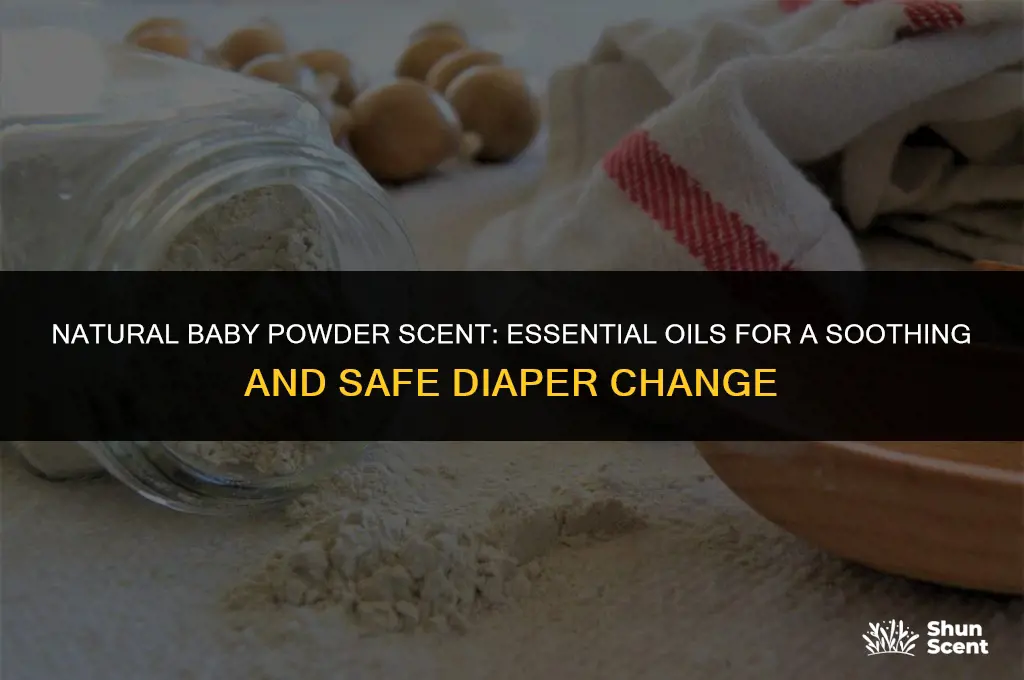 what essential oils make a baby powder scent