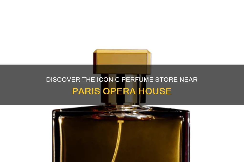 what famous perfume store is near the paris opera house