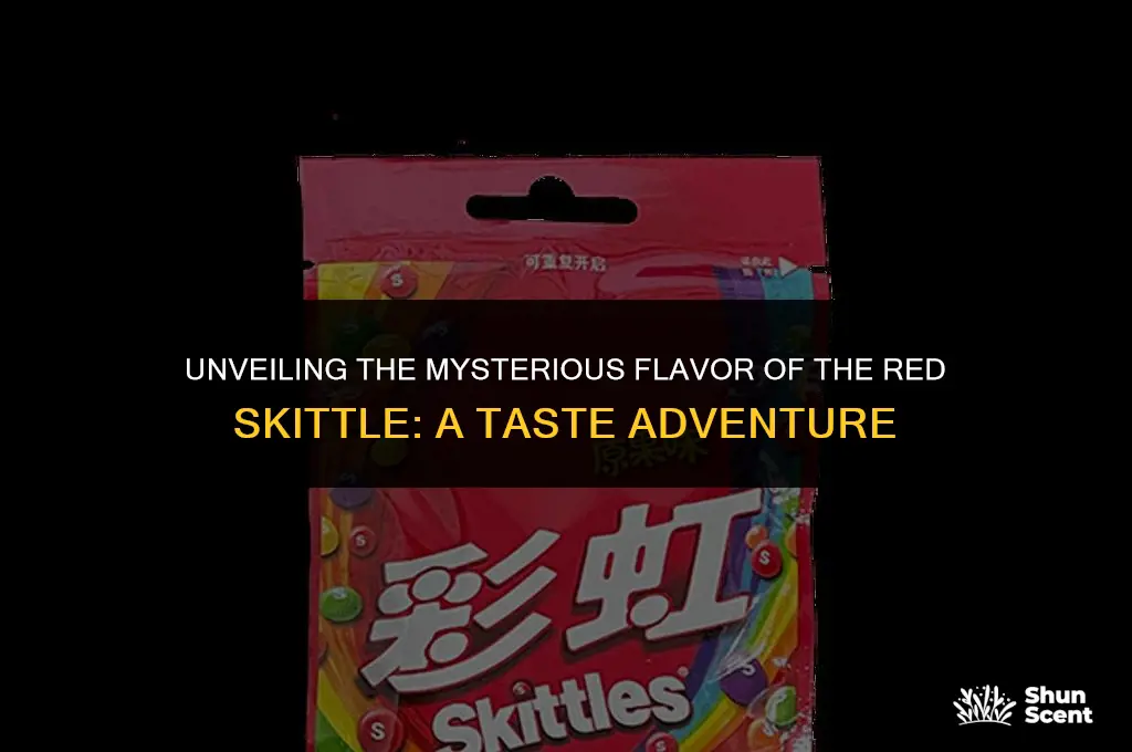 what flavor or scent is the red skittle