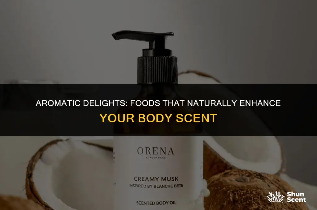 what foods change your body scent good