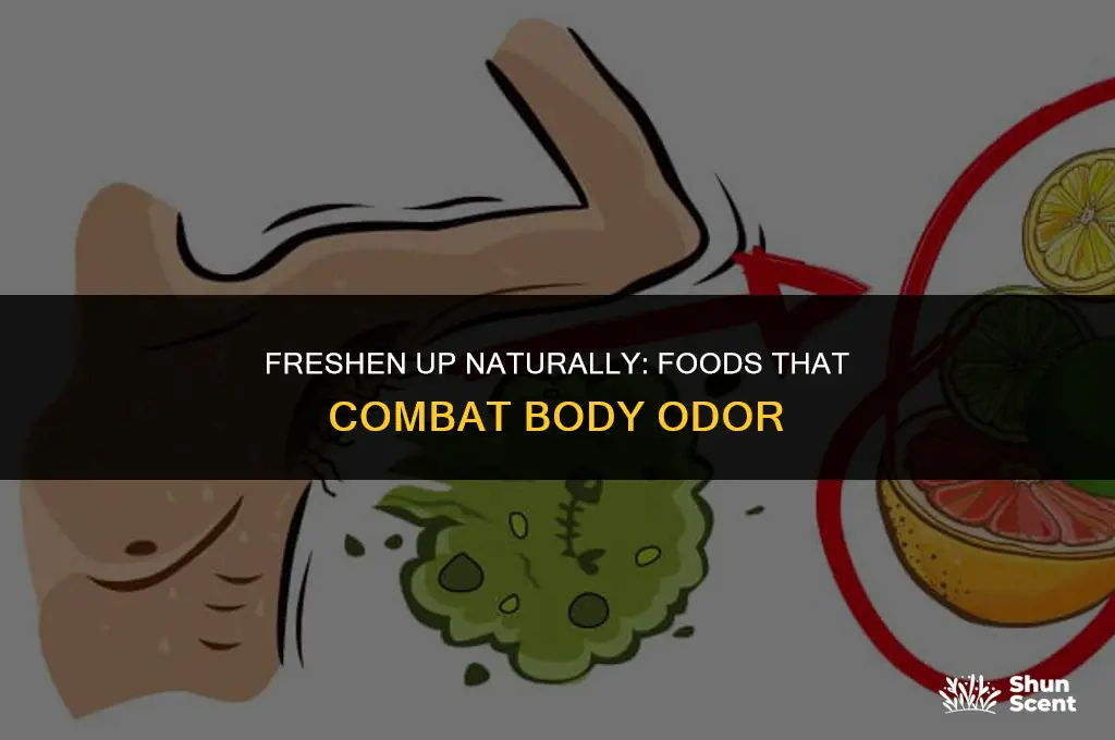 what foods get rid of body odor