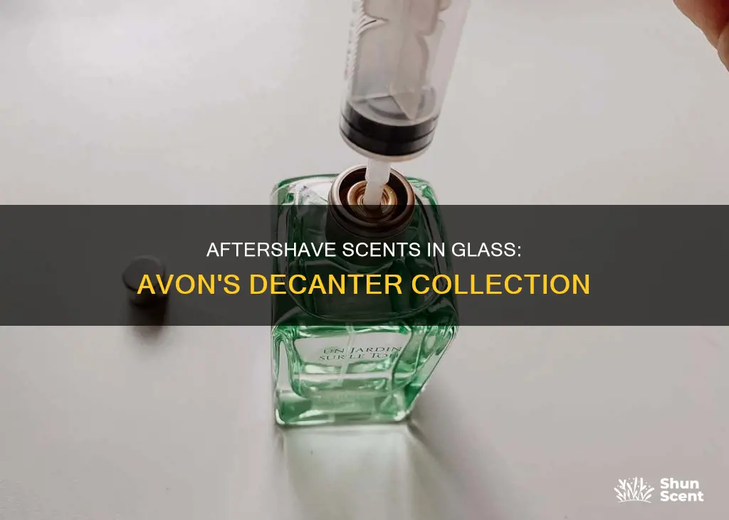 what fragrance aftershave came in the avon glass car decanters