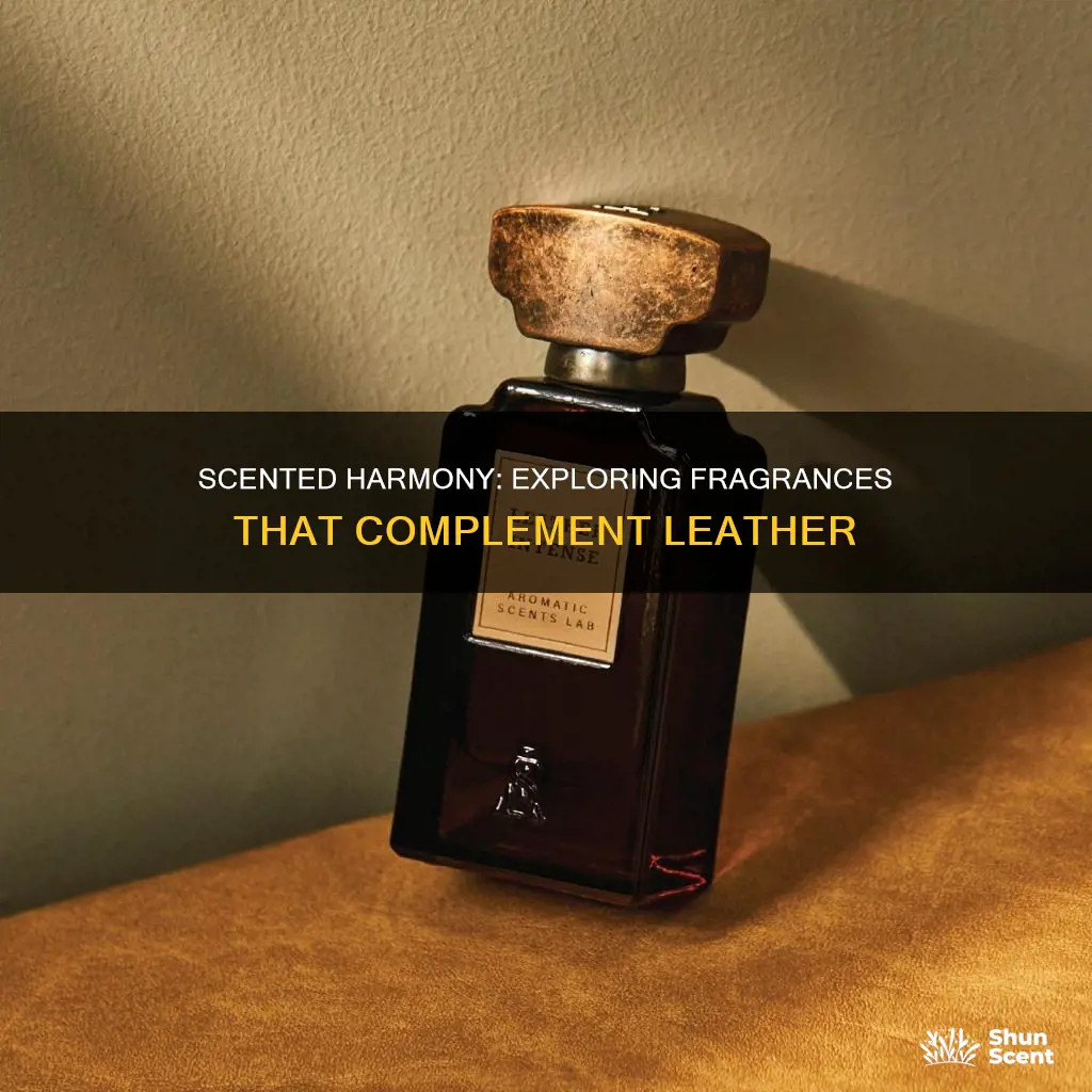 what fragrance blends well with leather