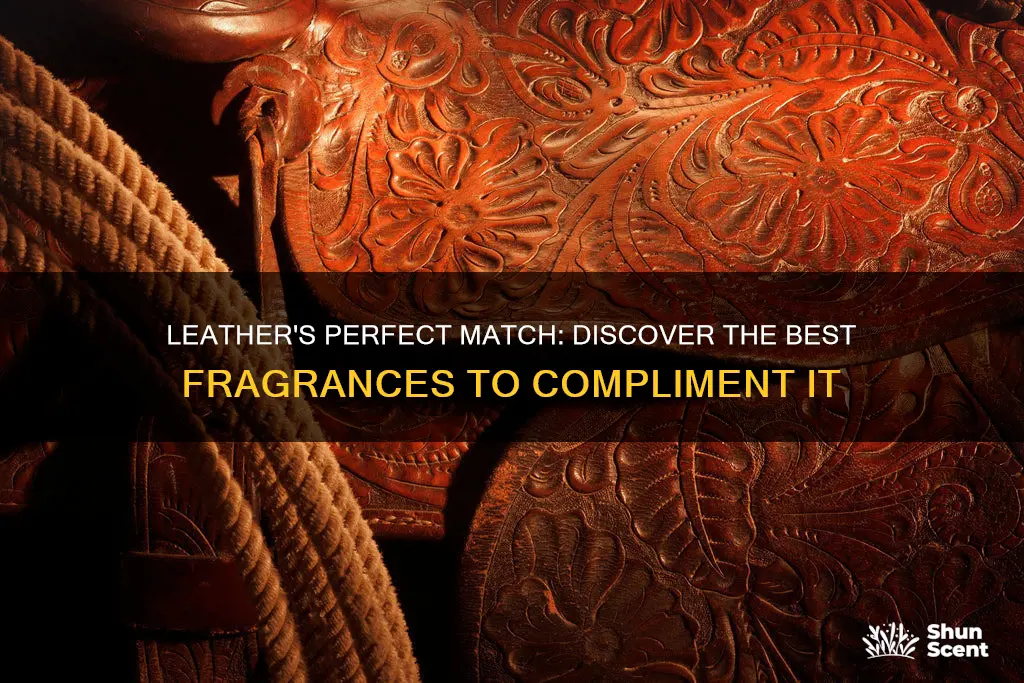 what fragrance blends well with leather