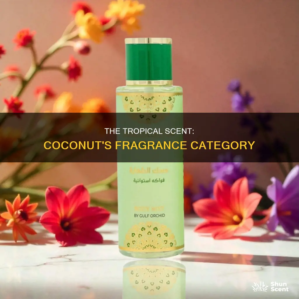 what fragrance catagory is coconut