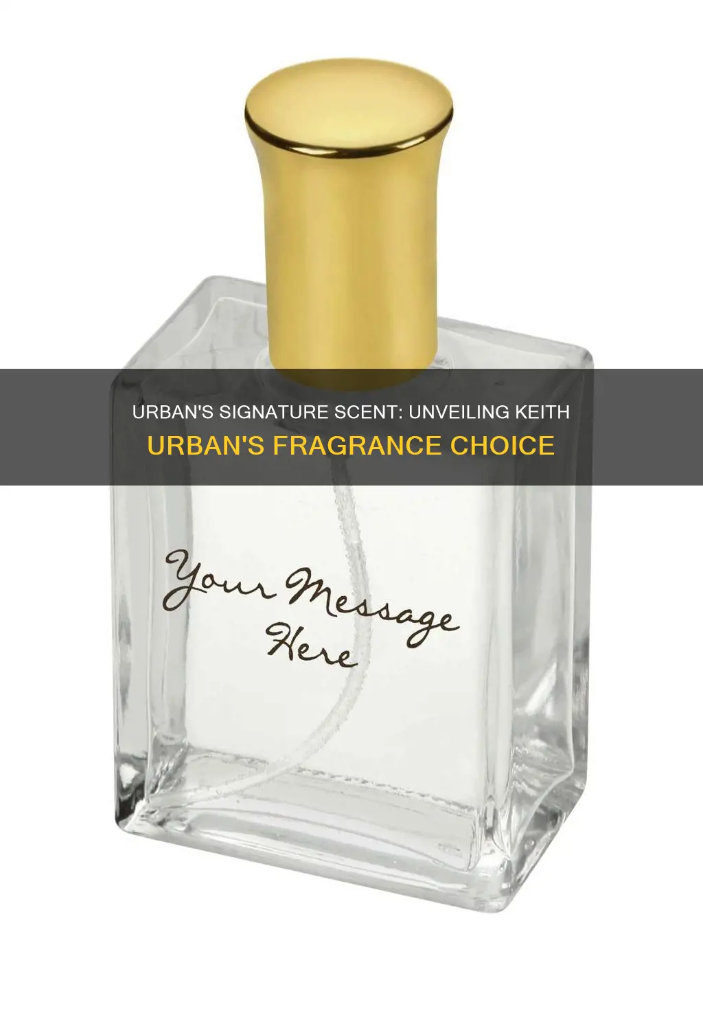 what fragrance does keith urban wear