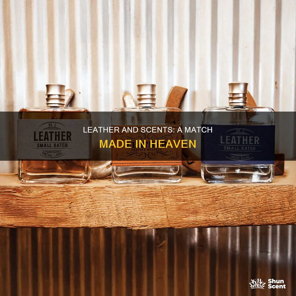 what fragrance goes with leather