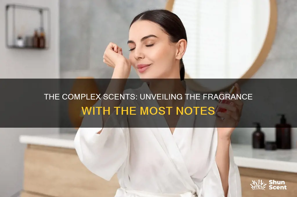 what fragrance has the most notes