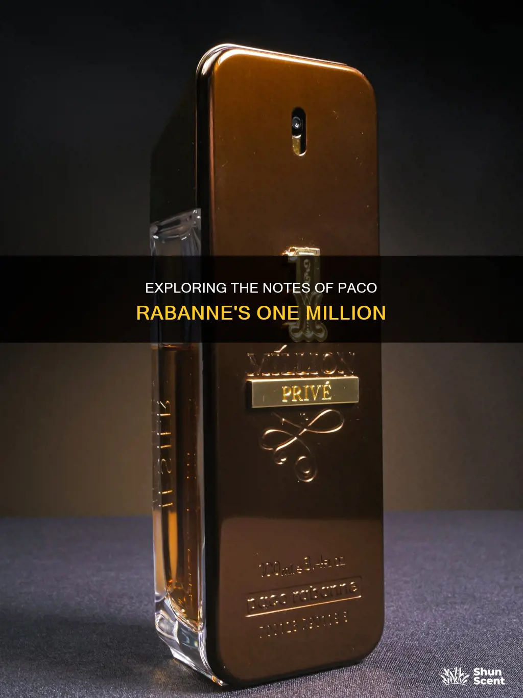 what fragrance notes make up one million by paco rabanne