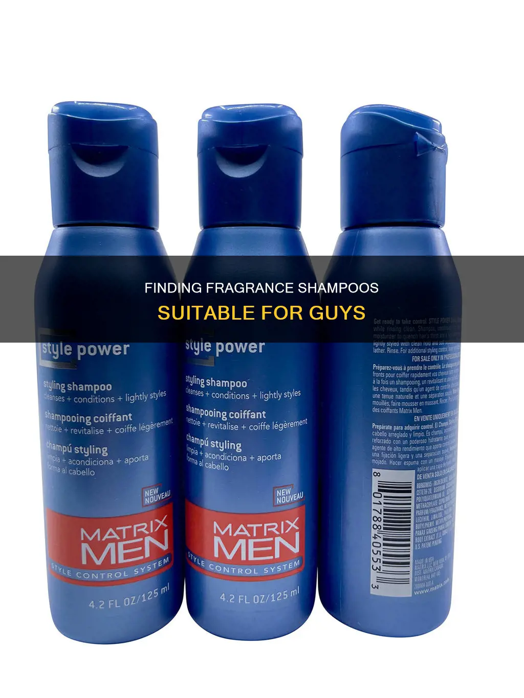 what fragrance shampoo is ok for giys