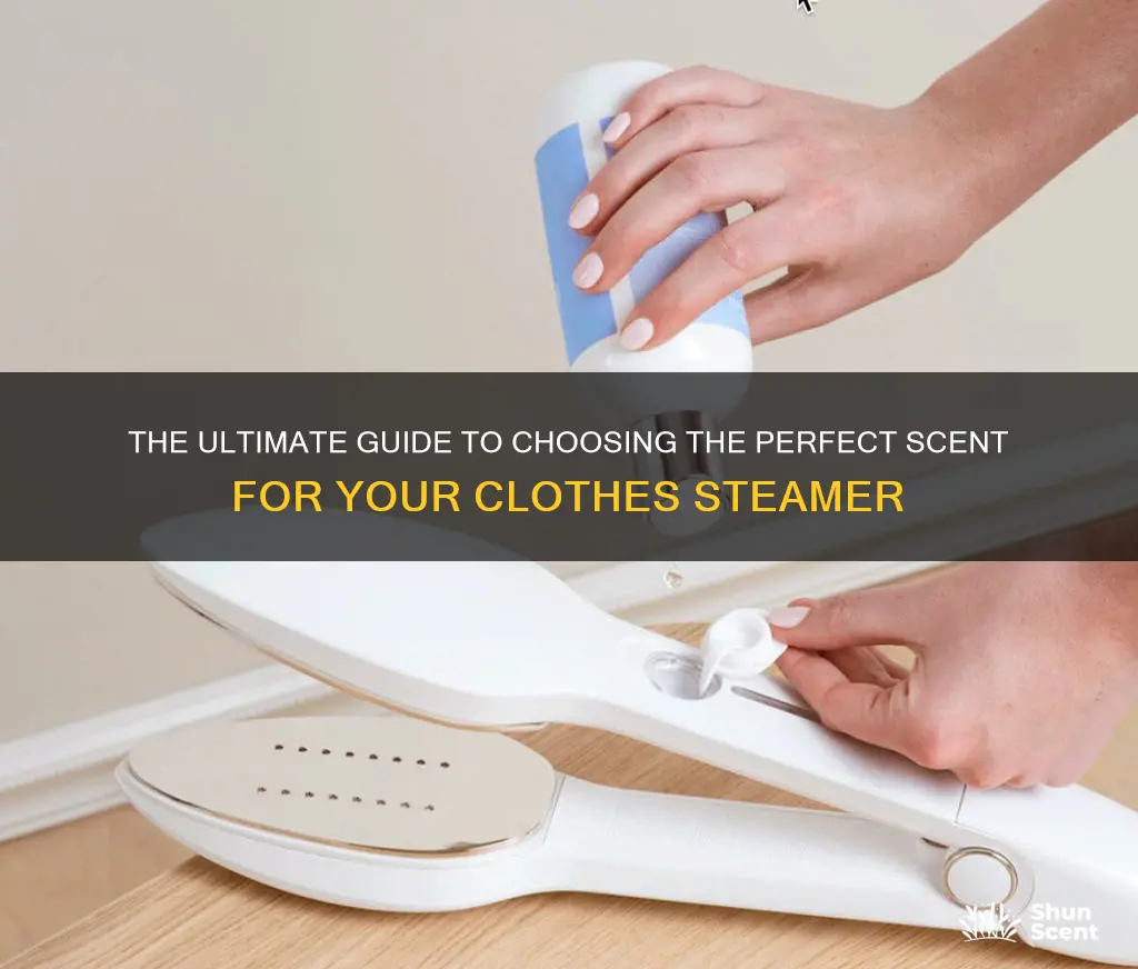 what fragrance to put in clothes steamer