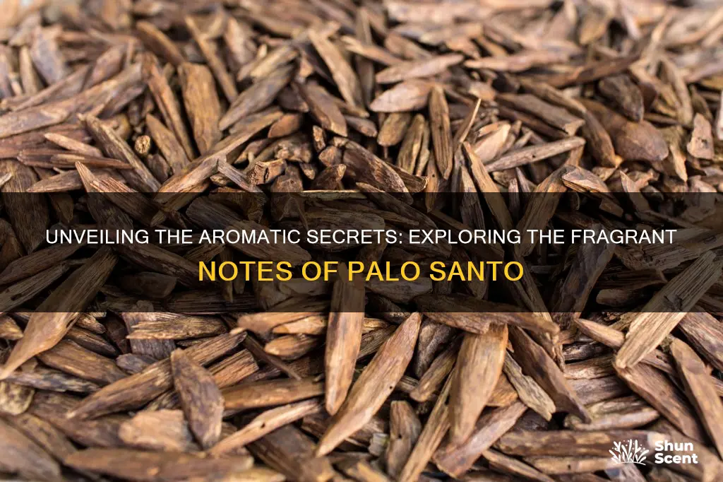 what fragrances are in palo santo