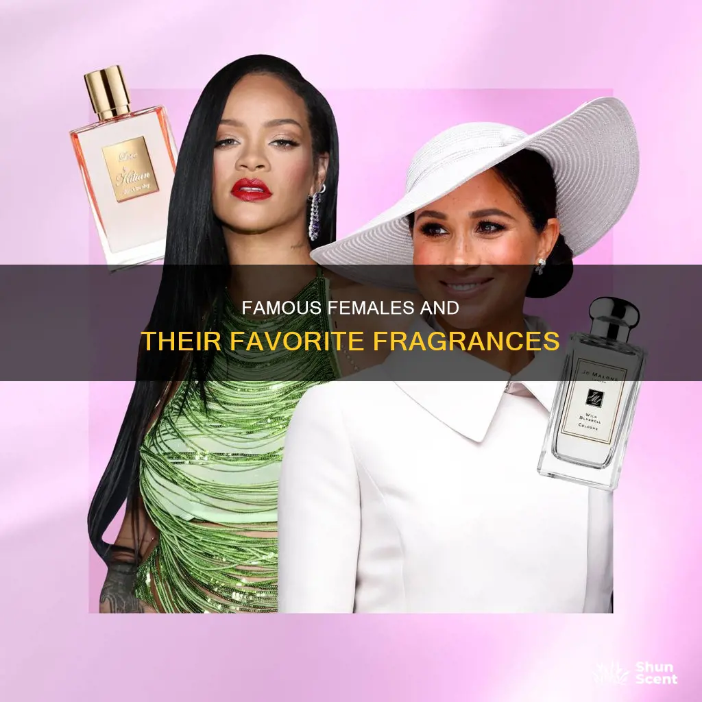 what fragrances do female celebrities wear