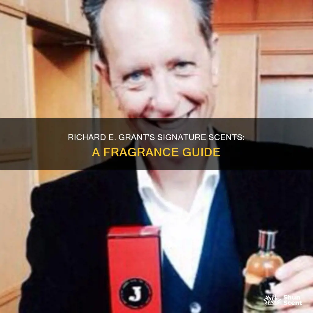 what fragrances does richard e grant endorse