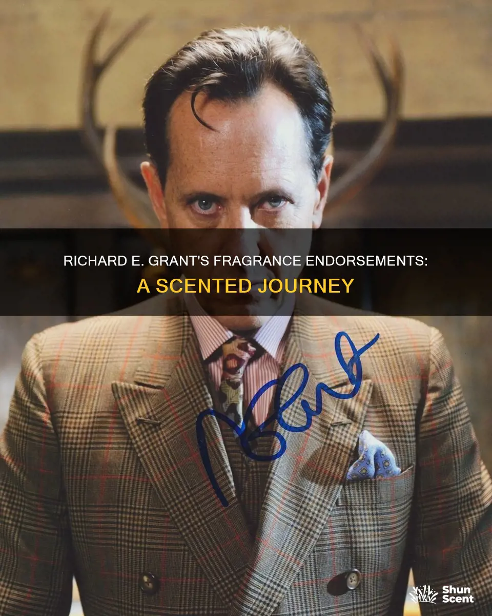 what fragrances does richard e grant endorse