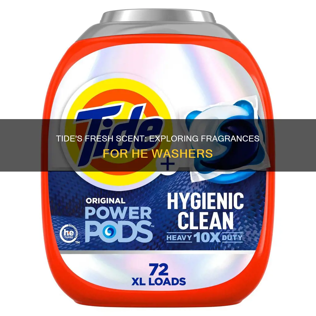 what fragrances does tide make for he washers