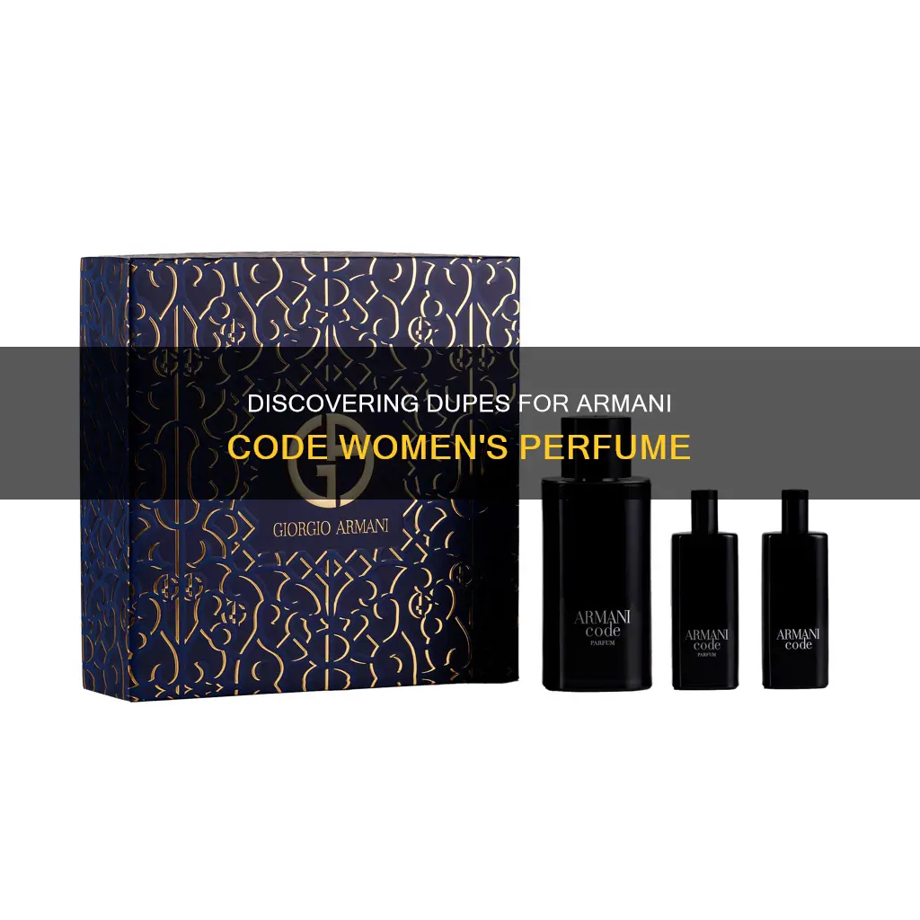 what generic perfumes smell like armani code for women