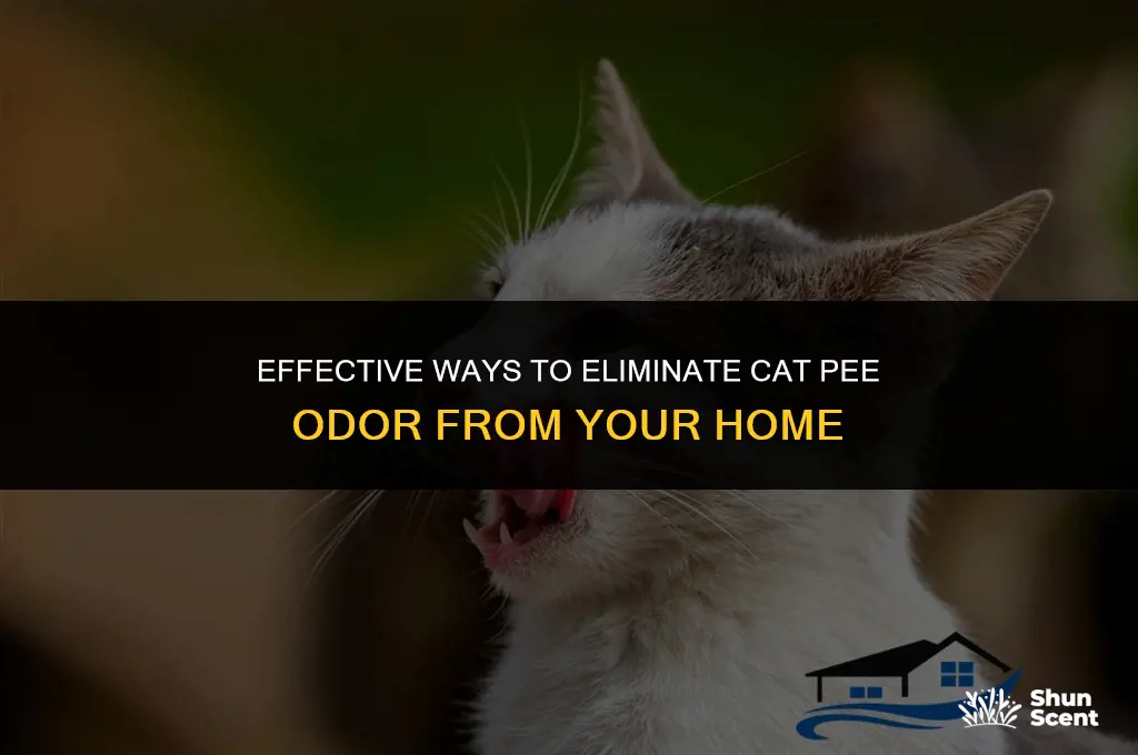 what get rit of cat pee scent