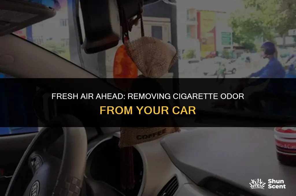 what gets cigarette odor out of a car