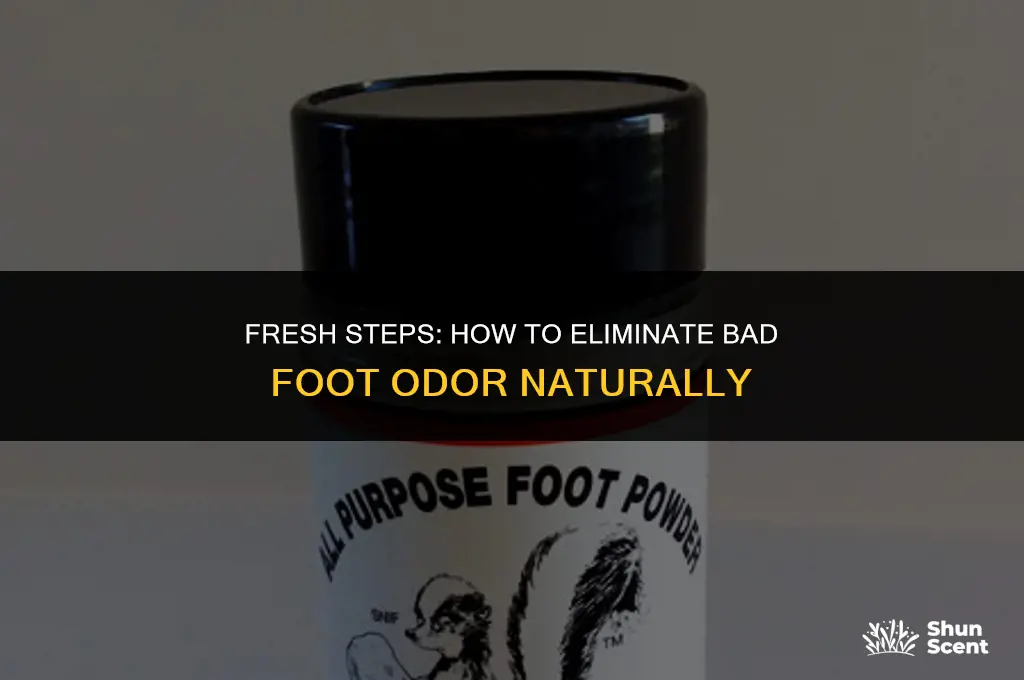what gets rid of bad foot odor