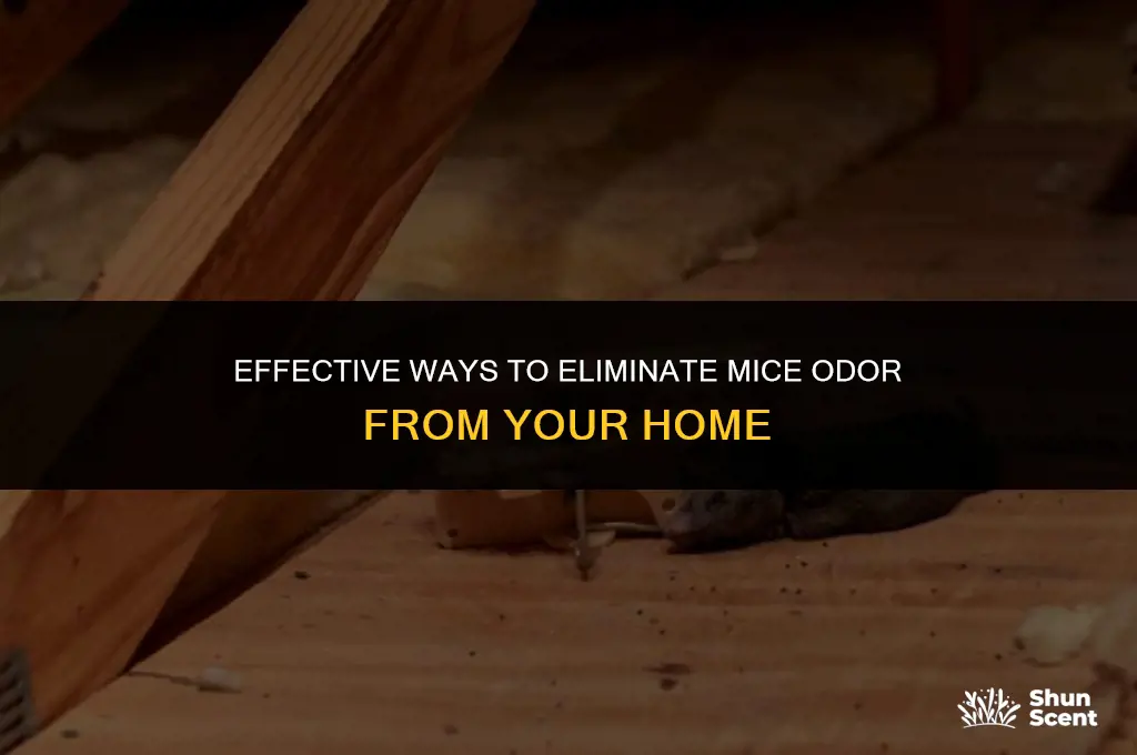 what gets rid of mice odor