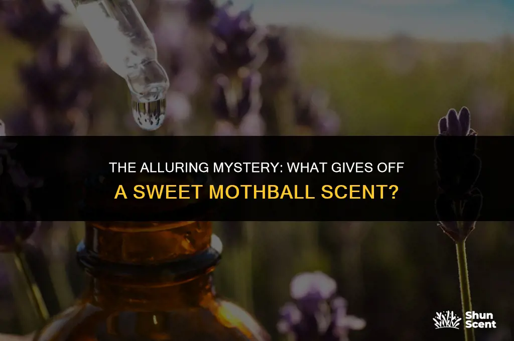 what gives off a sweet mothball scent
