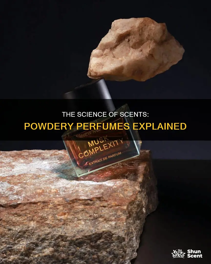 what gives perfume a powdery smell