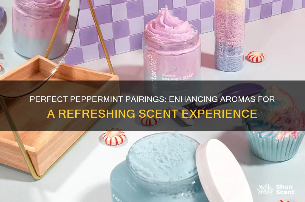 what goes good with peppermint for scent