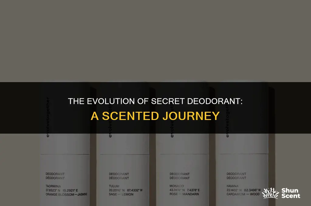 what hapeened to the orignial scent of secret deodorant