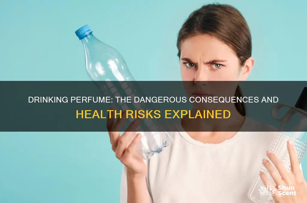 what happen if you drink perfume